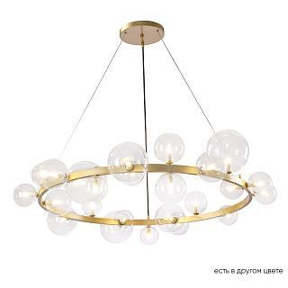 Люстра Crystal Lux AGATA SP24 V2 GOLD/TRANSPARENTE