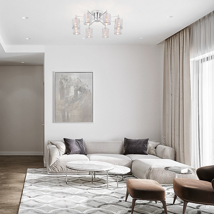 Люстра Eurosvet Tela 70109/8 хром