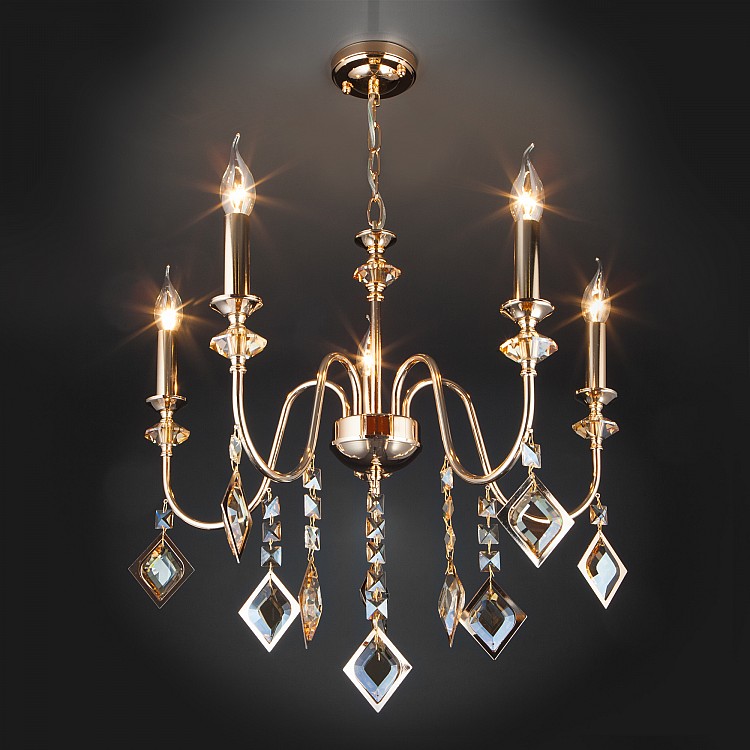 Светильник подвесной Eurosvet Telao 10120/5 золото