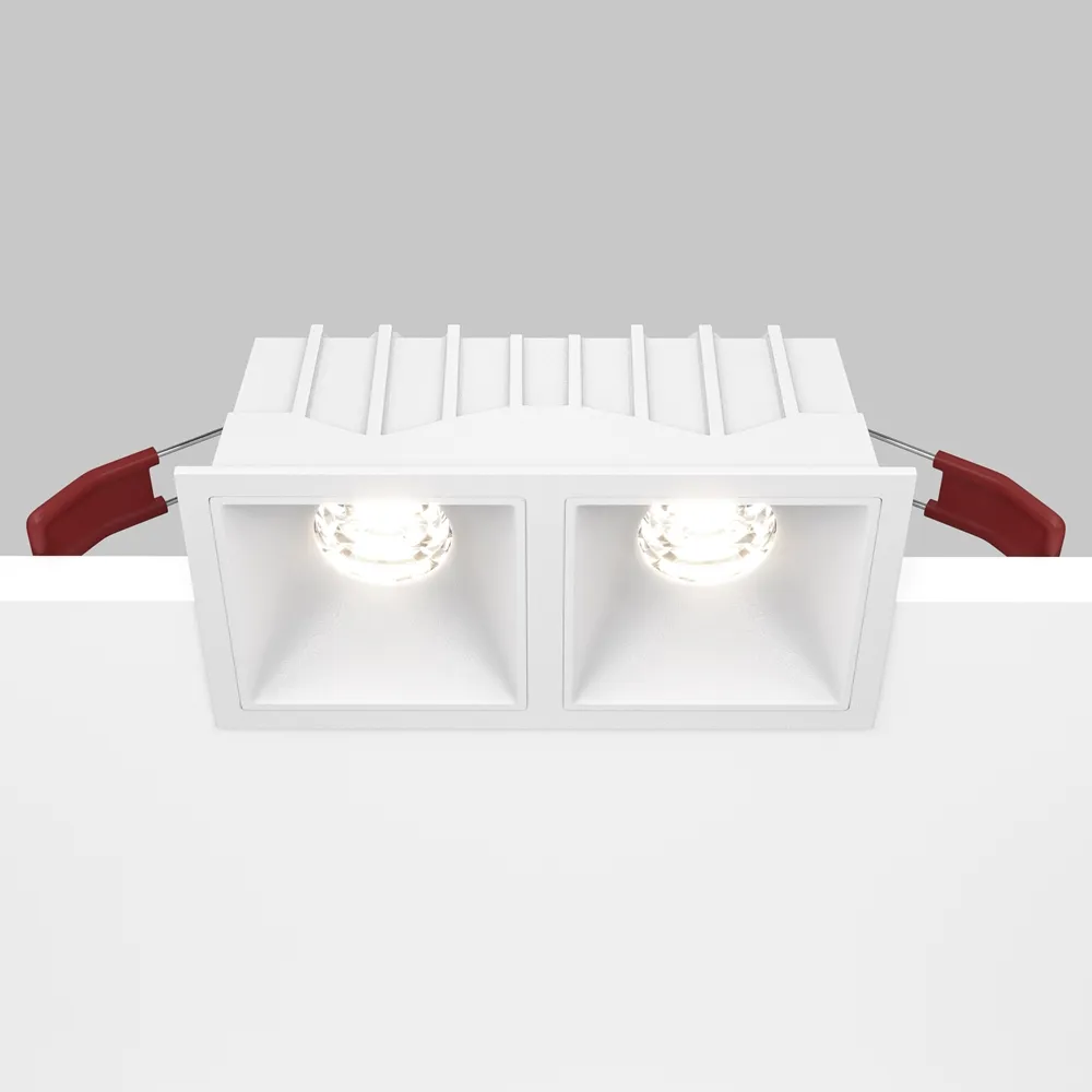 Встраиваемый светильник Maytoni Alfa Led DL043-02-10W4K-D-SQ-W