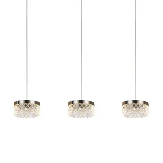 Светильник подвесной Delight Collection Diamond cut MD21020075-3B satin nickel