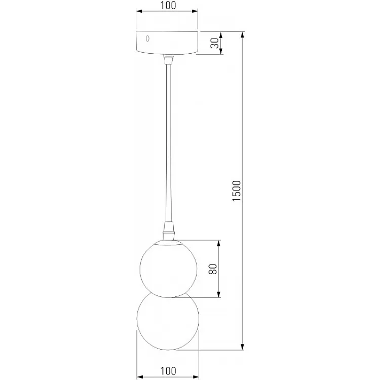 Светильник подвесной Eurosvet Polar 50250/1 LED белый