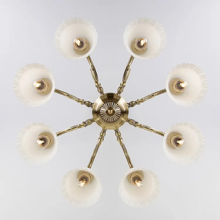 Светильник потолочный Eurosvet Campina 60107/8 античная бронза