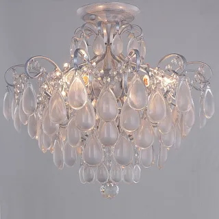 Светильник потолочный Crystal Lux SEVILIA PL4 SILVER
