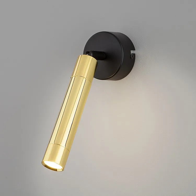 Светильник потолочный Eurosvet Strong 20084/1 LED черный/золото