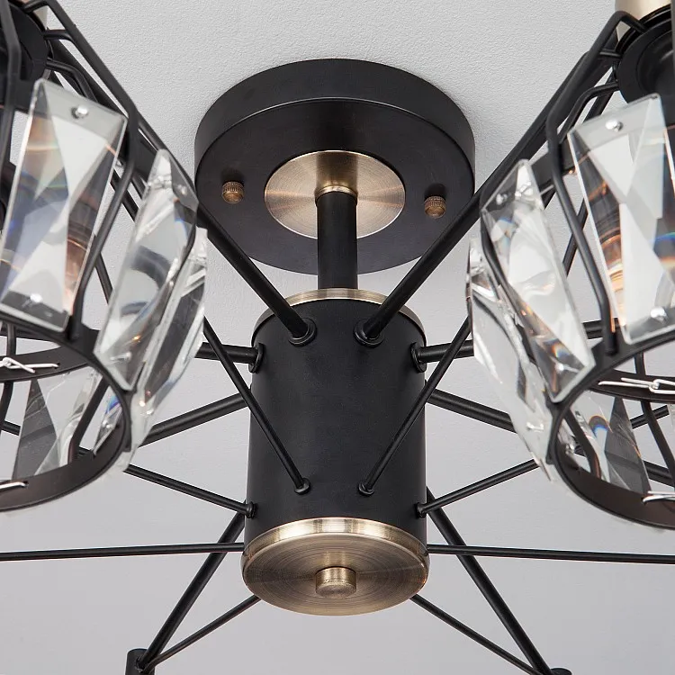 Светильник потолочный Eurosvet Lord 70075/8 черный