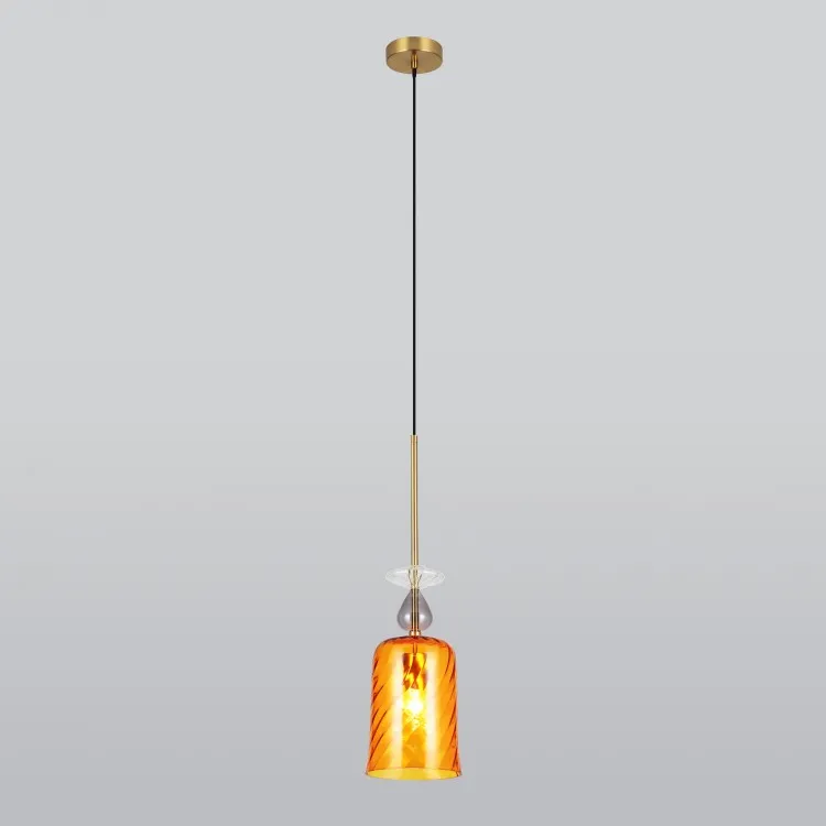 Светильник подвесной Eurosvet Dream 50194/1 янтарный