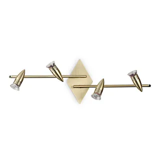Спот Ideal Lux ALFA PL4 OTTONE SATINATO 287799