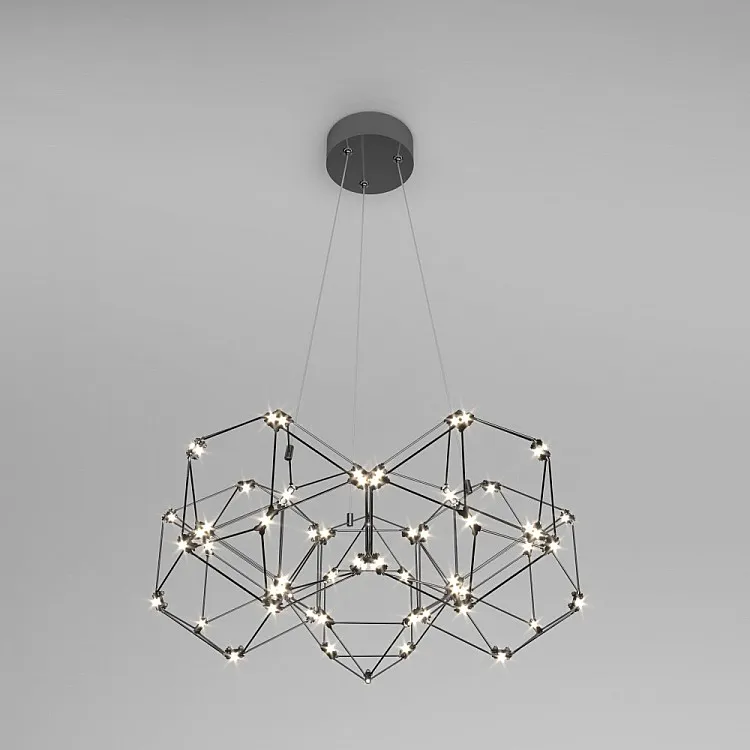 Светильник подвесной Eurosvet Uma 90169/5 черный жемчуг