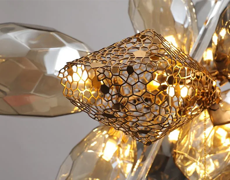 Люстра подвесная Delight Collection Britannica 8898P/BL gold/smoky