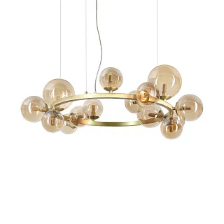 Светильник подвесной Ideal Lux Perlage SP14 Ambra 322797