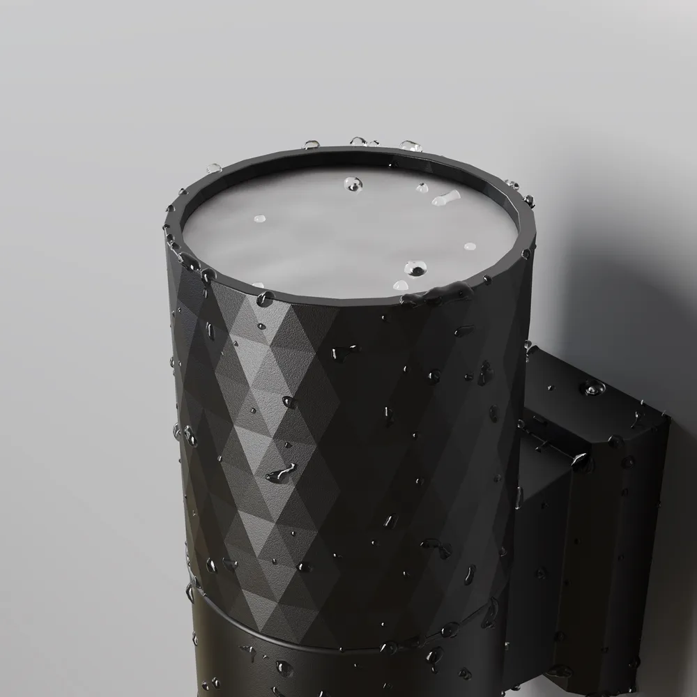 Уличный настенный светильник Outdoor O583WL-01B