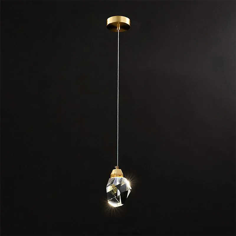 Светильник подвесной Delight Collection Crystal rock MD-020B-1 gold