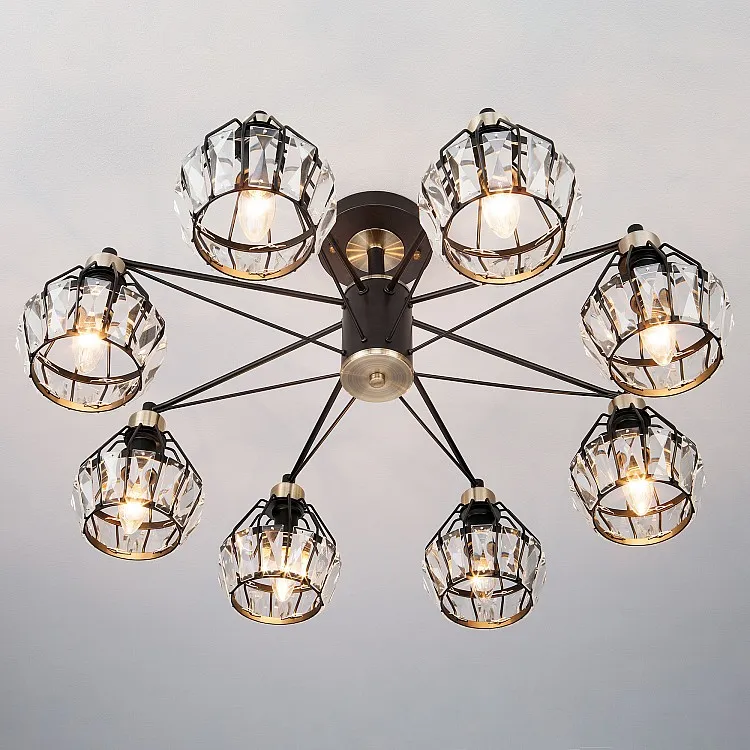 Светильник потолочный Eurosvet Lord 70075/8 черный