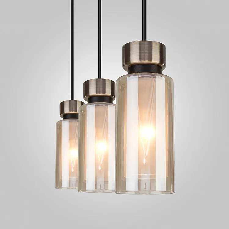 Светильник подвесной Eurosvet Amado 50115/3 черный