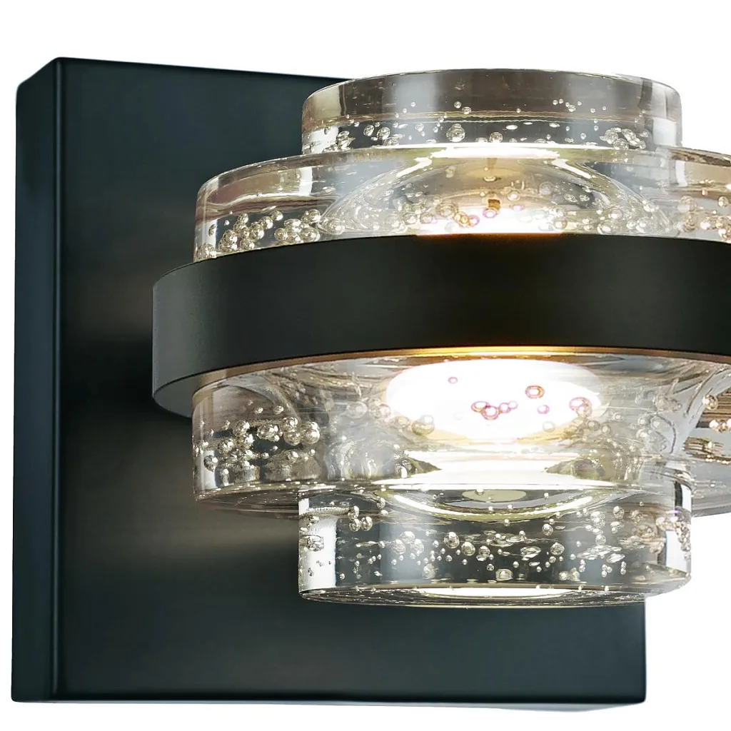 Бра Delight Collection Indiana MB22030002-1A black/clear