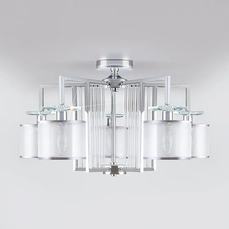 Светильник потолочный Eurosvet Fargo 60123/5 хром Smart