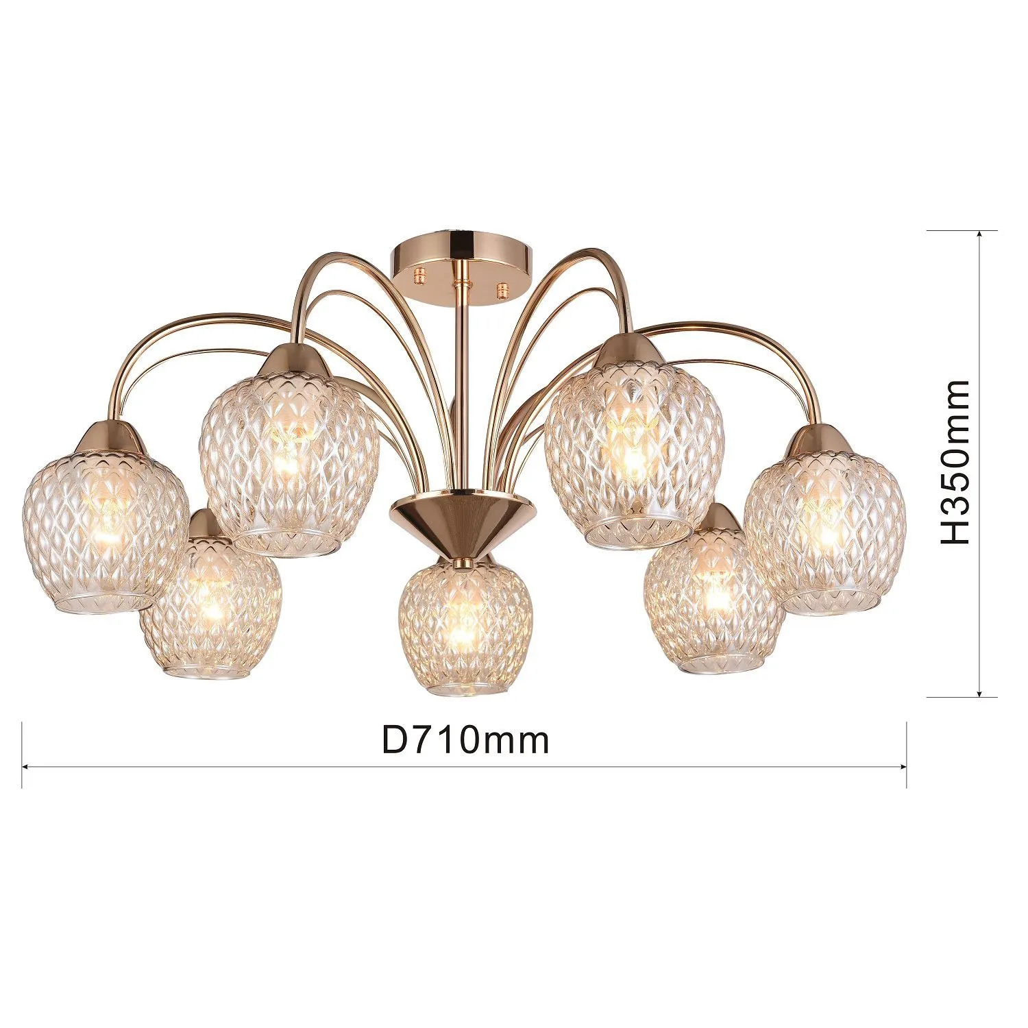 Люстра потолочная F-Promo OLIMP 2541-7U