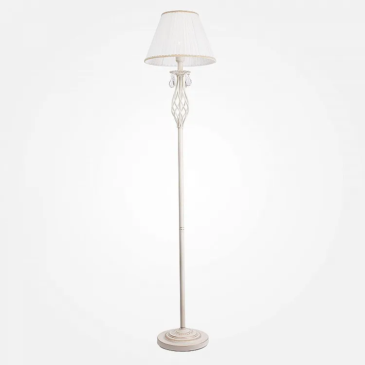 Торшер Eurosvet Amelia 10073/1 белый с золотом