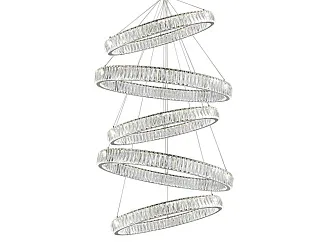 Вертикальная композиция 8240 из пяти колец хром №4 Newport 8240 Вертикальная композиция 8240 из пяти колец хром №4