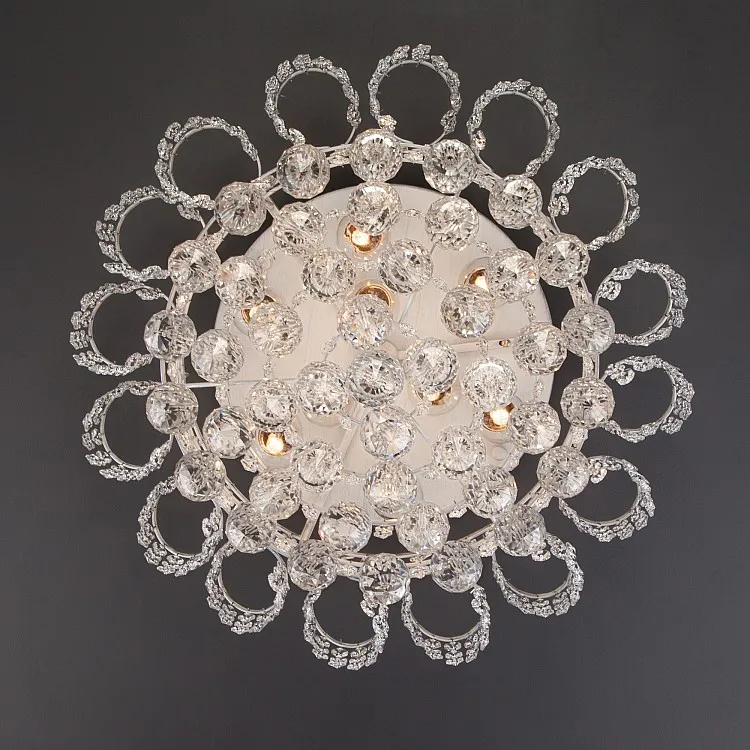 Светильник потолочный Eurosvet Charm 16017/9 белый с серебром