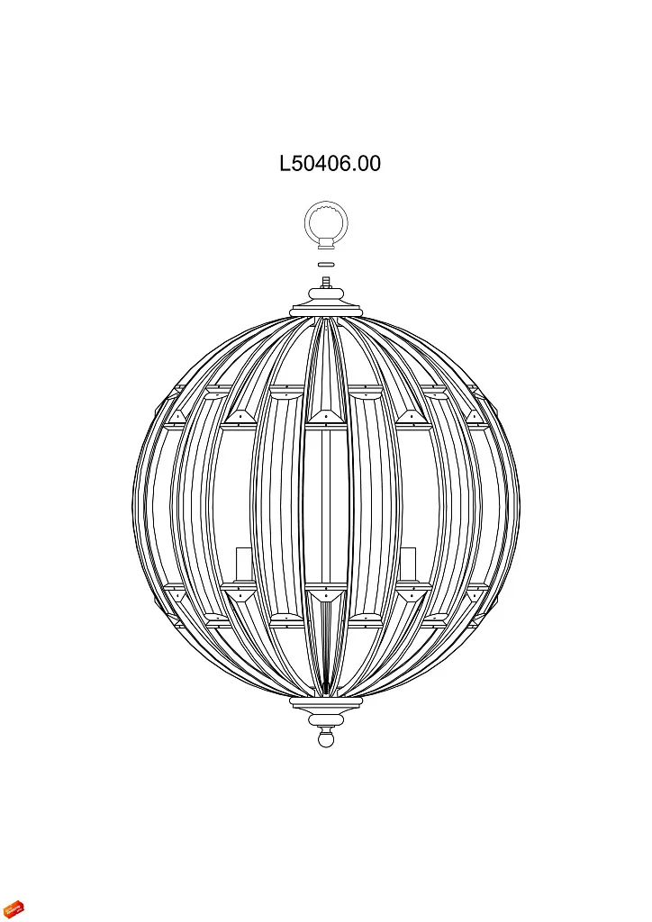 Люстра подвесная L'Arte Luce Space L50406.00