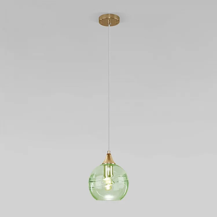 Светильник подвесной Eurosvet Lotus 50221/1 зеленый