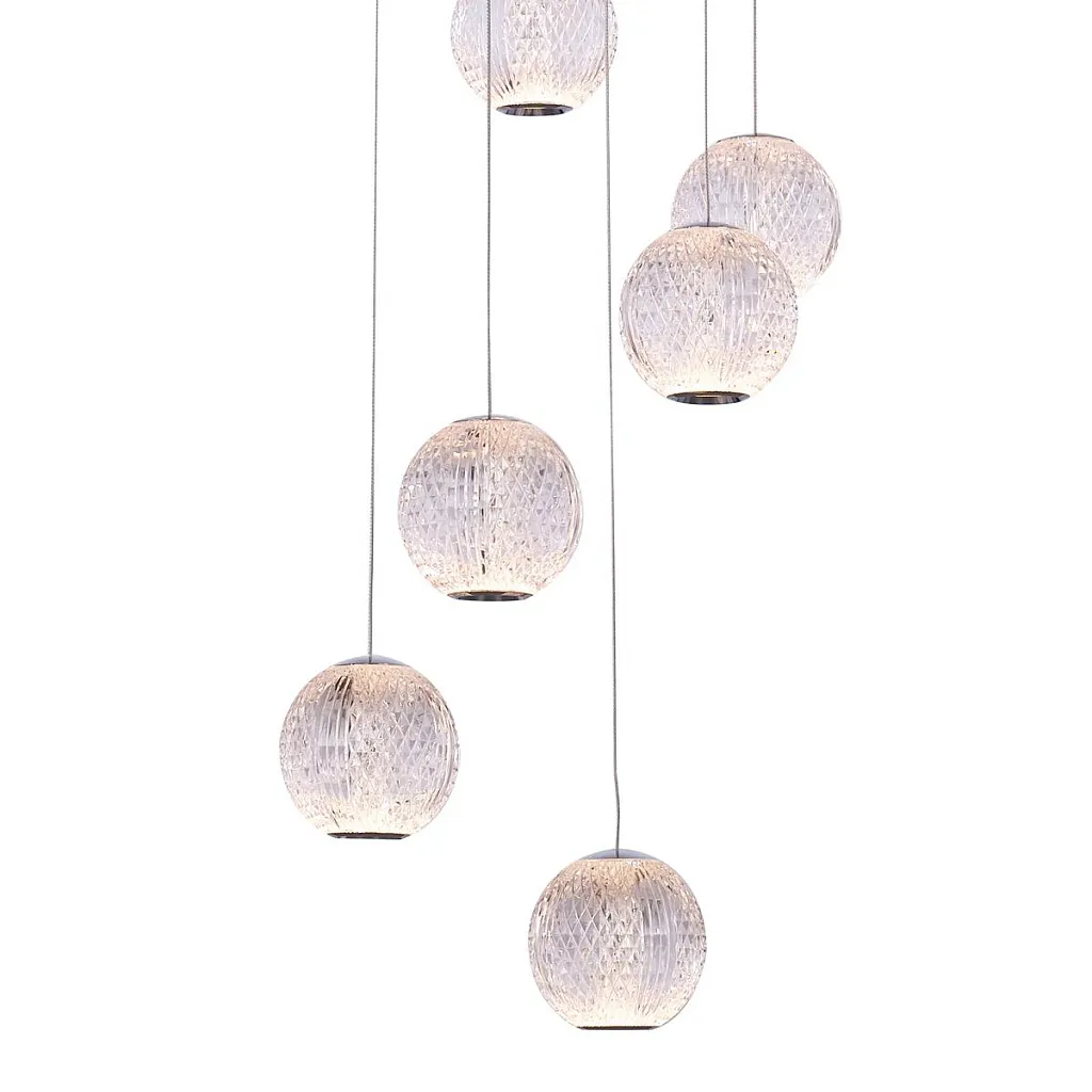 Люстра каскадная Delight Collection Elliot Diamante MD20001012-12A chrome