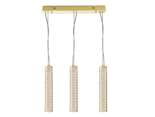 Горизонтальная композиция 8290 из трех подвесных светильников золото №101 Newport 8290 Горизонтальная композиция 8290 из трех подвесных светильников золото №101