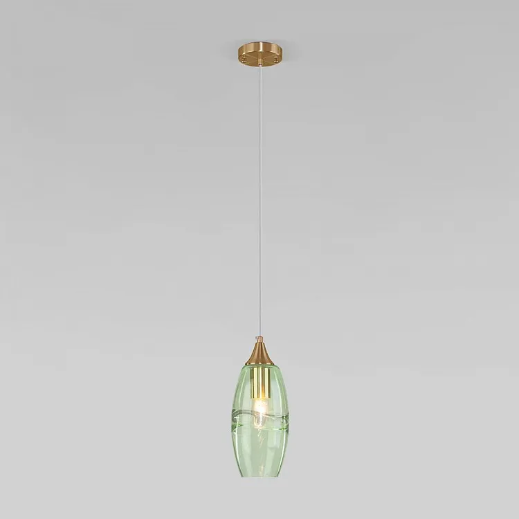 Светильник подвесной Eurosvet Lotus 50222/1 зеленый