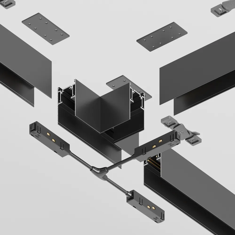 Комплектующие для накладной машнитной трековой системы Maytoni Accessories For Tracks Gravity TRA010CT-41B