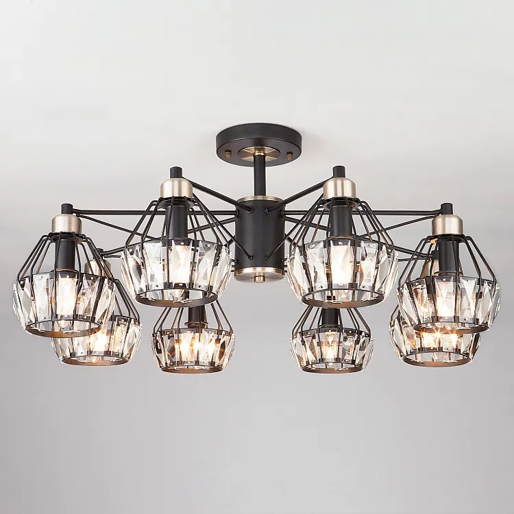 Светильник потолочный Eurosvet Lord 70075/8 черный