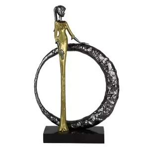 Статуэтка настольная ArtHomeDecor PRETTY WOMAN 7404 BLACK & GOLD