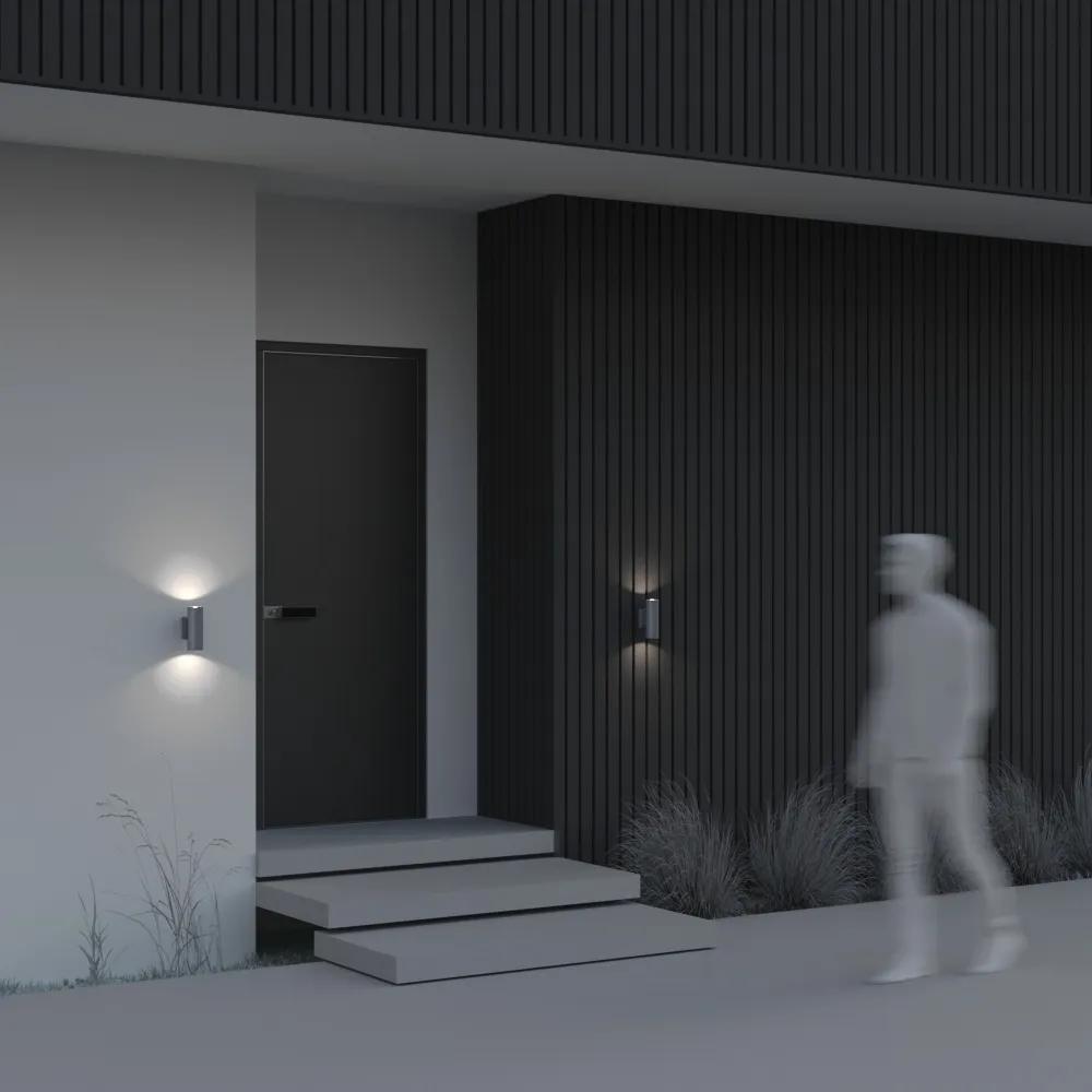 Уличный настенный светильник Outdoor O574WL-02GR