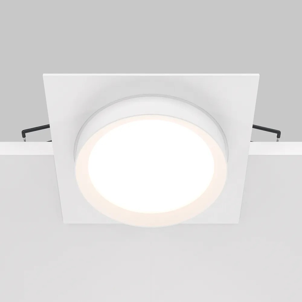 Встраиваемый светильник Maytoni Hoop DL086-GX53-SQ-W