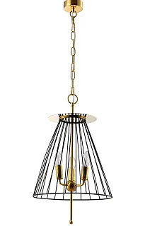Светильник подвесной Crystal Lux MODESTO SP3 BLACK/GOLD