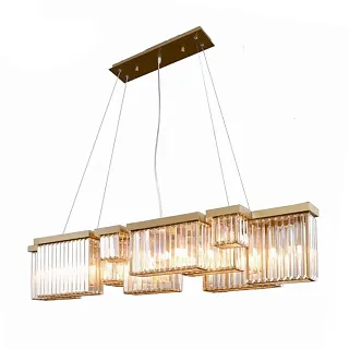 Люстра подвесная Delight Collection Broadway 2466 brushed champagne gold