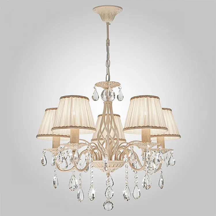 Светильник подвесной Eurosvet Amelia 10054/5 белый с золотом