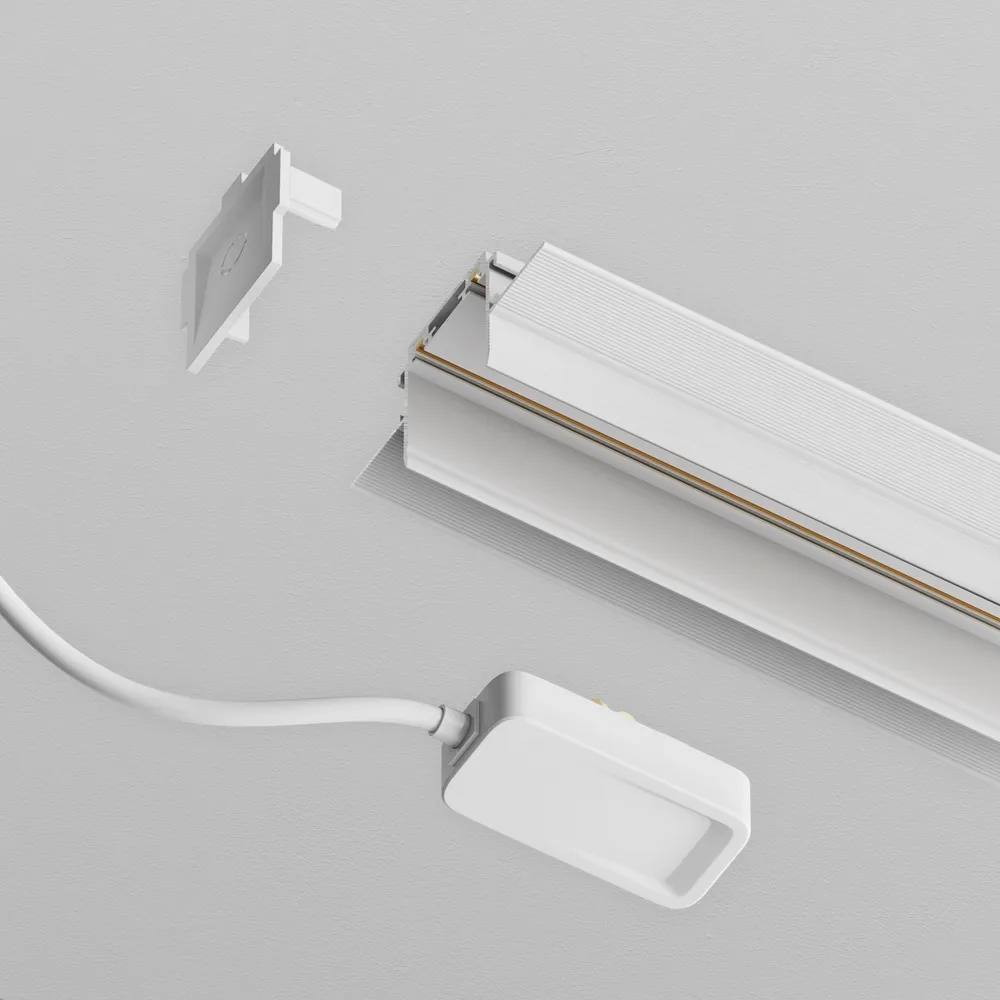 Комплектующие для встраиваемой магнитной трековой системы Maytoni Accessories For Tracks Radity TRA084B-12W-200