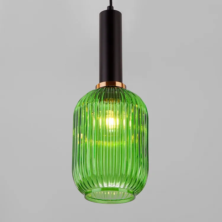 Светильник подвесной Eurosvet Bravo 50181/1 зеленый