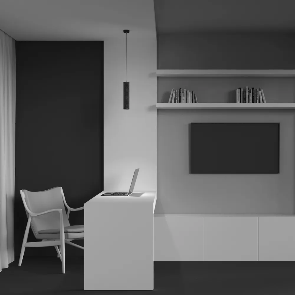 Светильник подвесной Maytoni Focus Design P038PL-01B