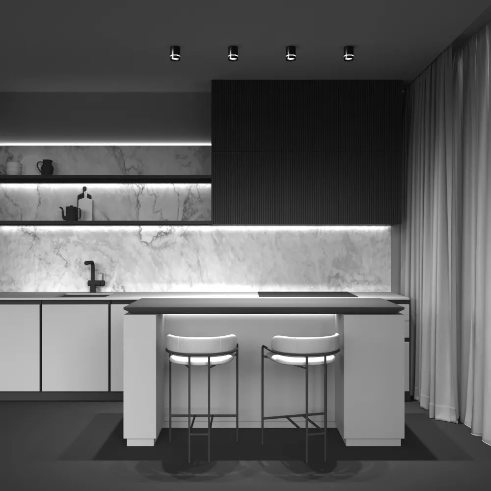 Светильник потолочный Maytoni Orlo C085CL-9W4K-B