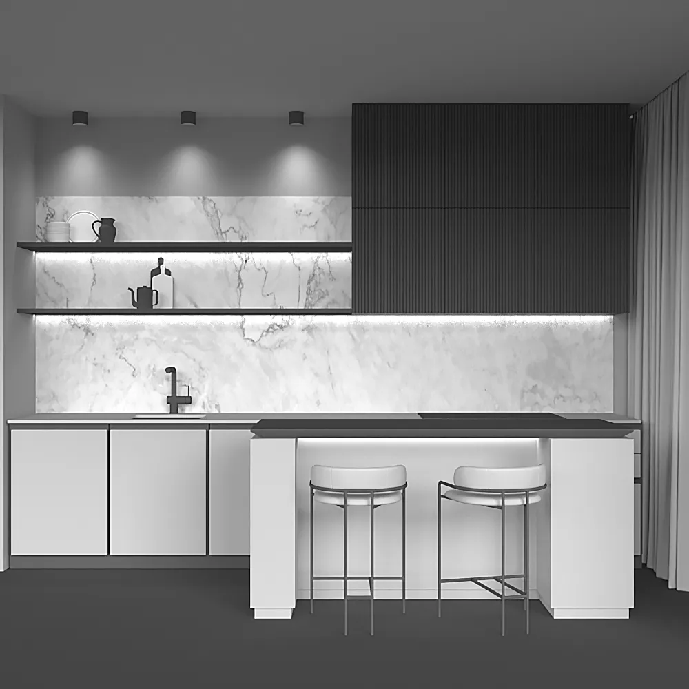 Светильник потолочный Maytoni Alfa Led C064CL-01-15W4K-RD-B