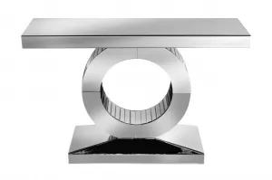 Консоль ArtHomeDecor Sun B005 стекло 120*35*78 серебристый