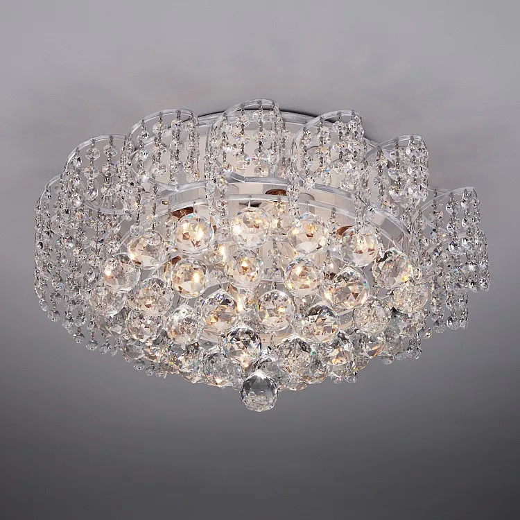 Светильник потолочный Eurosvet Charm 16017/9 белый с серебром