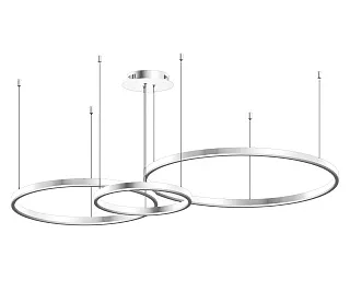Люстра подвесная Kink Light Тор 08223,01PA(4000K)