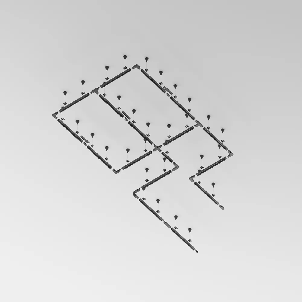 Шинопровод накладной/подвесной для трековых светильников Maytoni Busbar Trunkings Trinity TRX005-311B