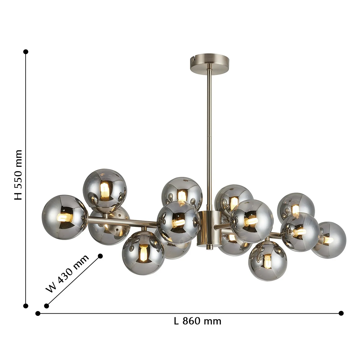 Люстра подвесная Favourite VARIETAS 2650-14P