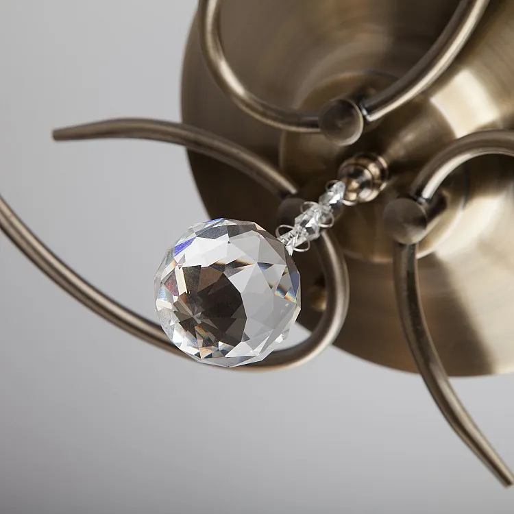 Светильник потолочный Eurosvet Virginia 30100/3 античная бронза