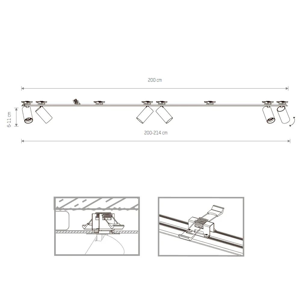 Спот Nowodvorski Mono Surface 7748